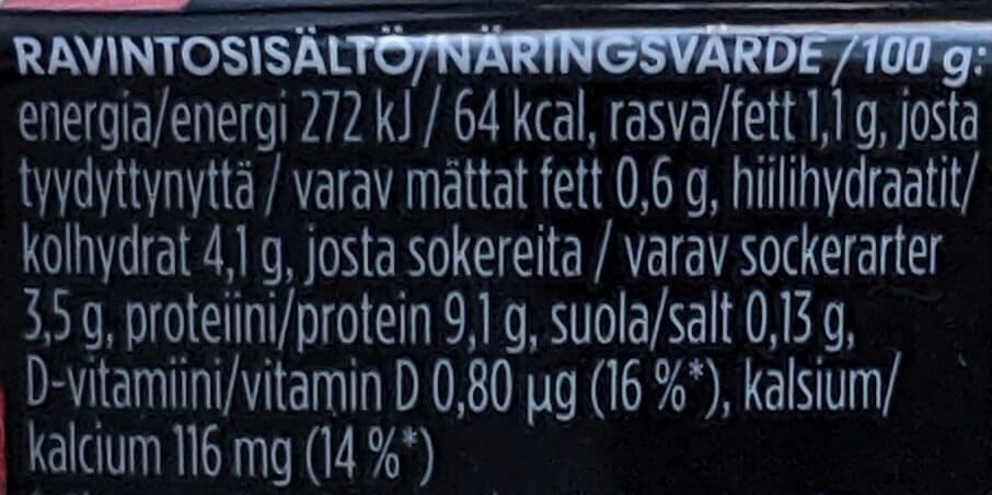 Valio Profeel Greek Style Mansikka & Vadelma packshot