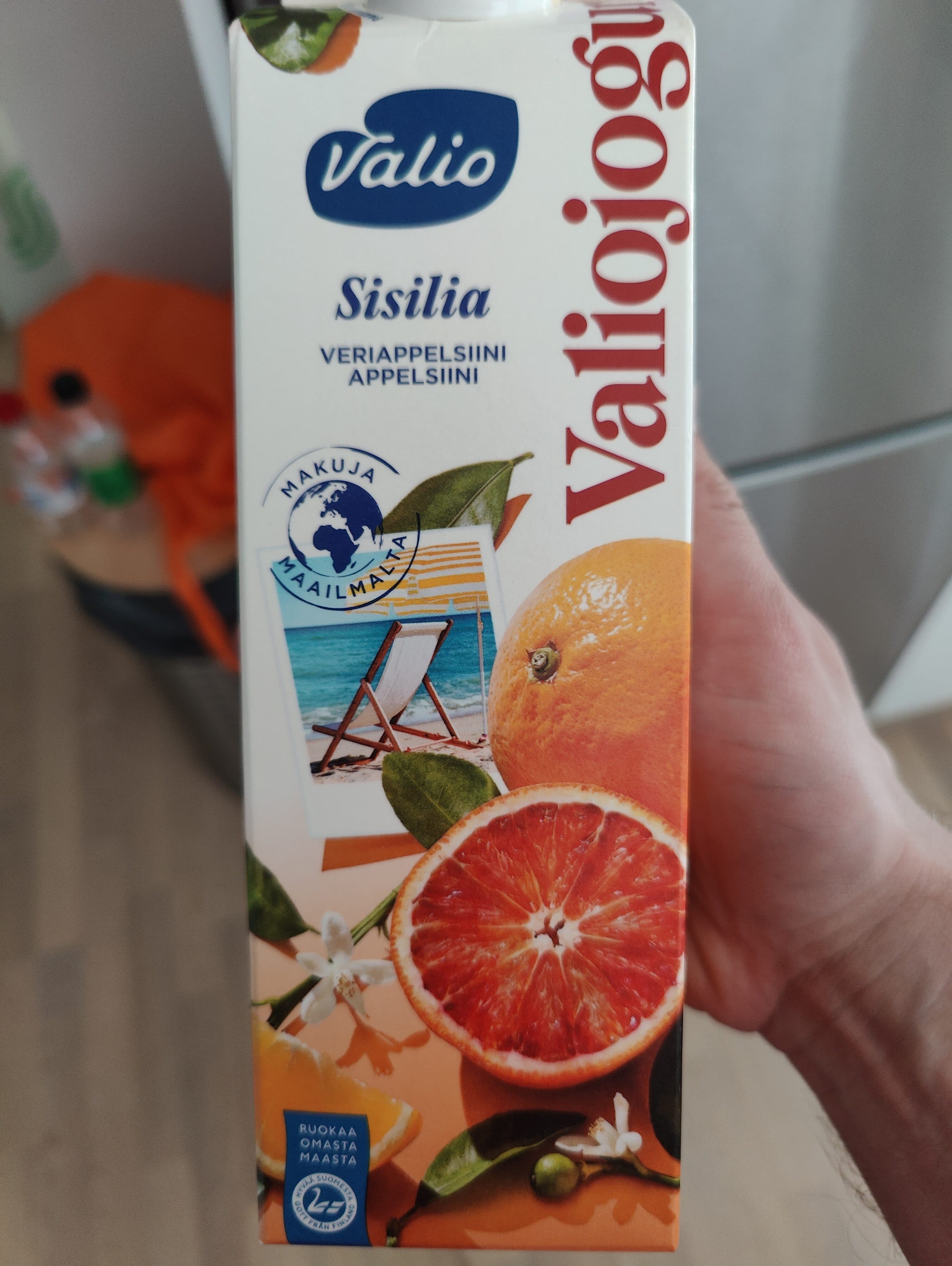 Valio Sisilia Veriappelsiini Appelsiini Jogurtti packshot