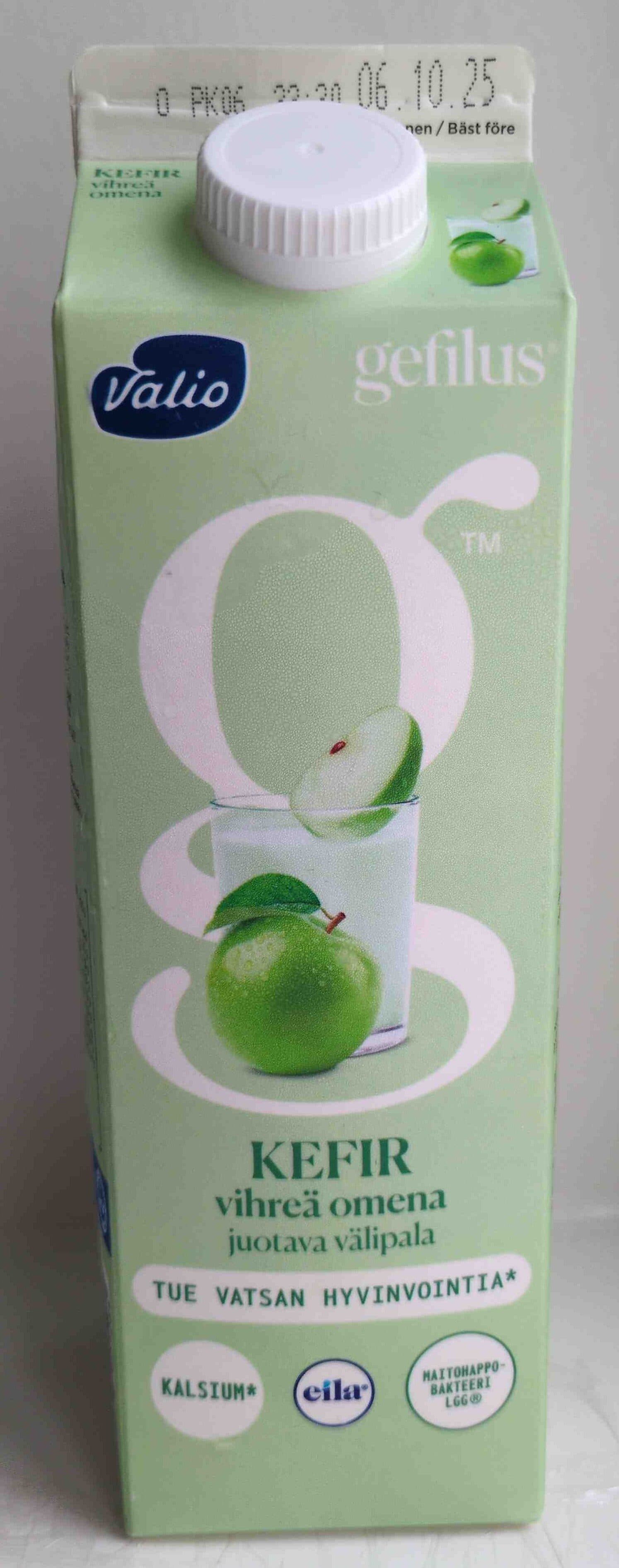 Valio Kefir vihreä omena packshot