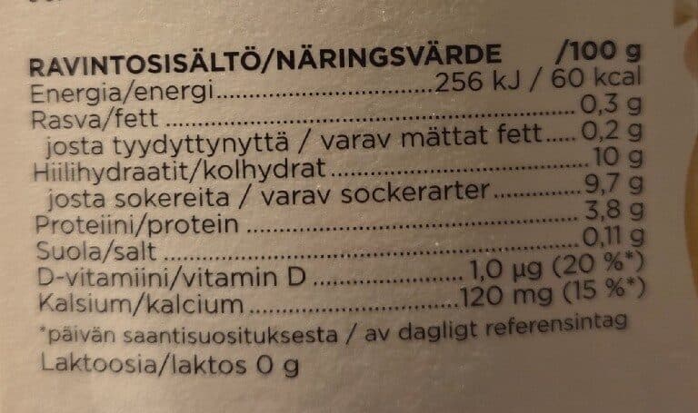 Valio Rasvaton Mango-vaniljajogurtti packshot