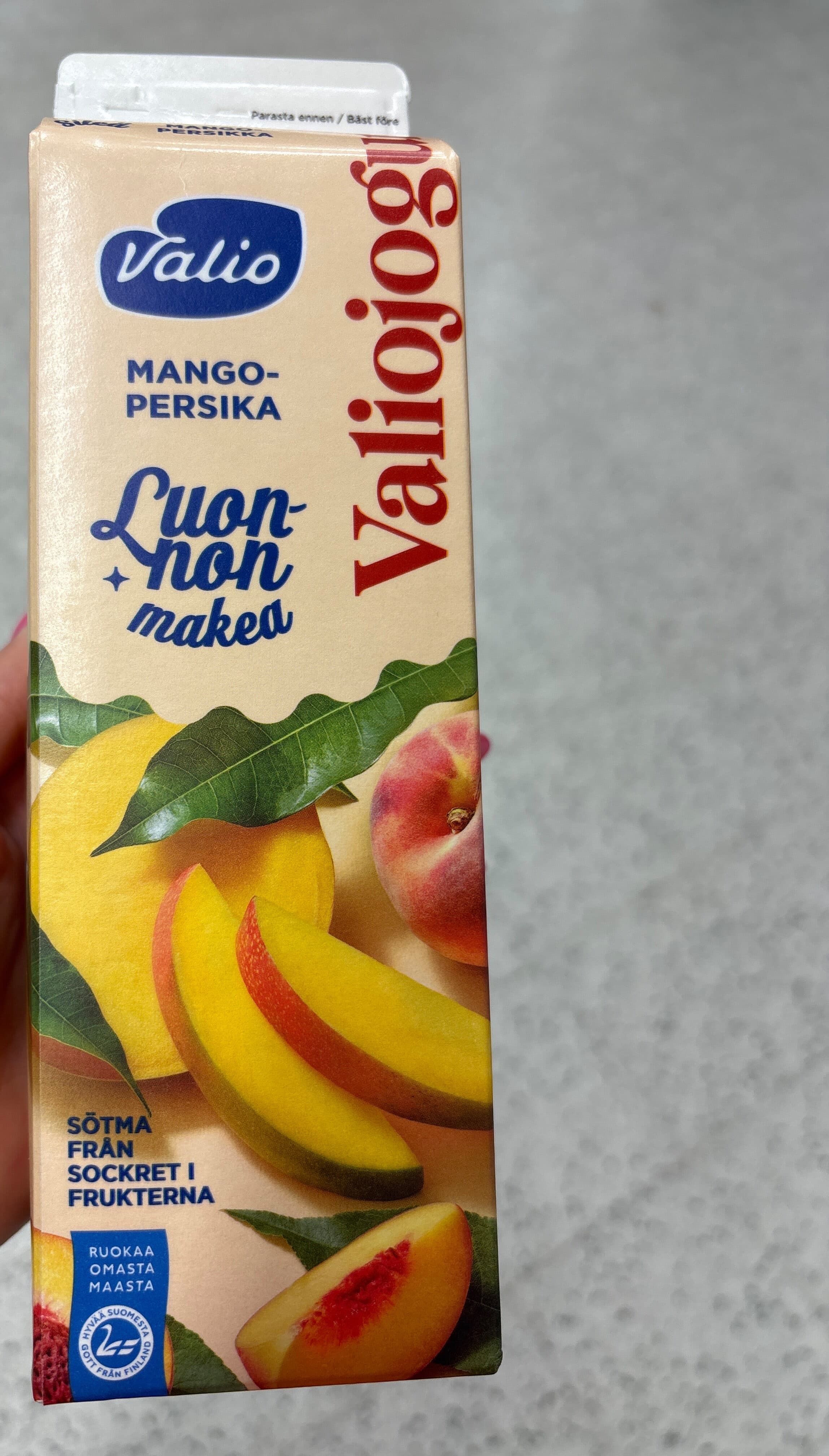 Valio Mangopersikka Jogurtti packshot