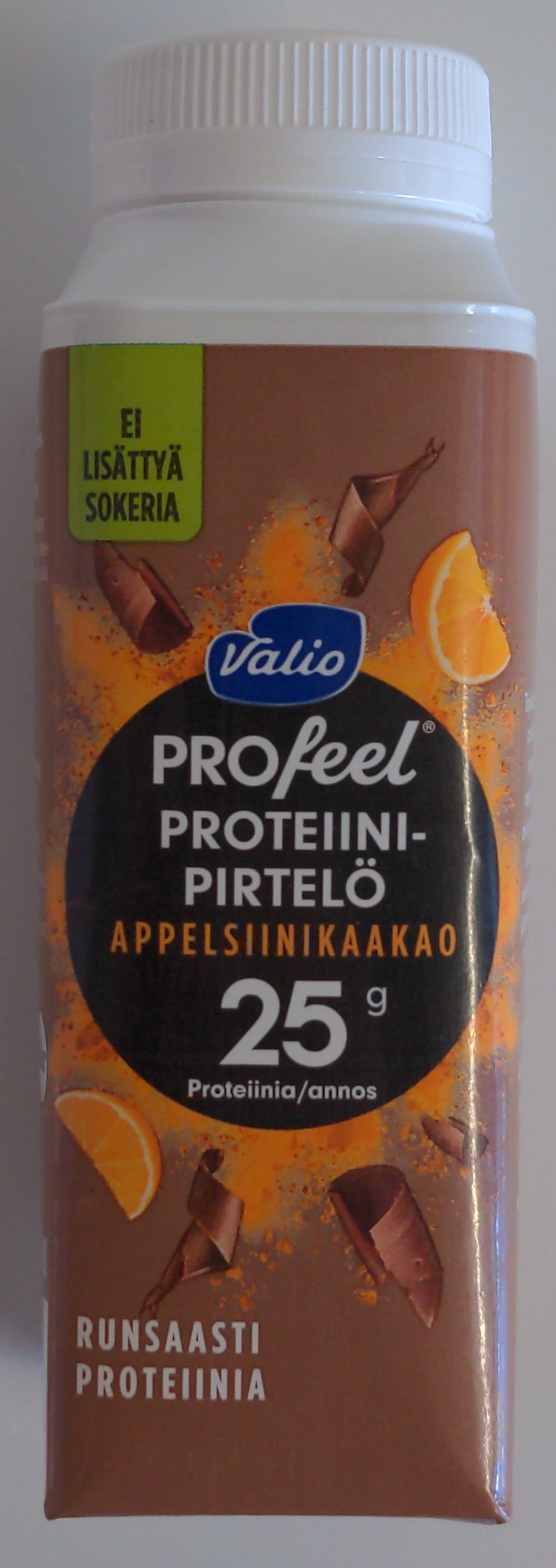 valio Profeel proteiinipirtelö appelsiinikaakao packshot