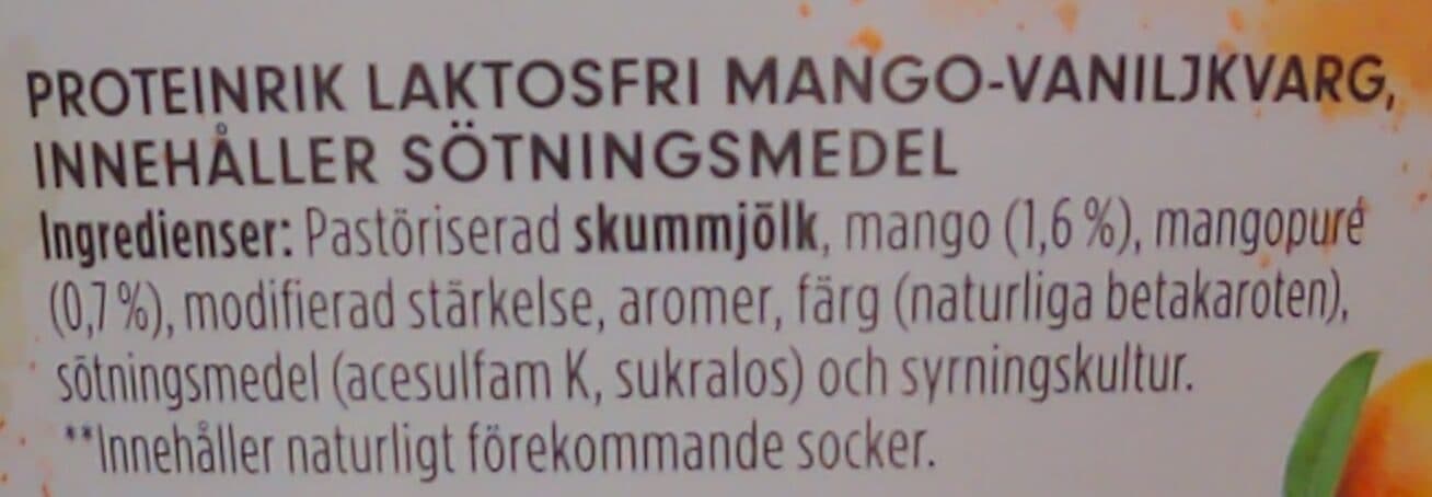 Valio PROfeel Proteiinirahka Mango-Vanilja packshot