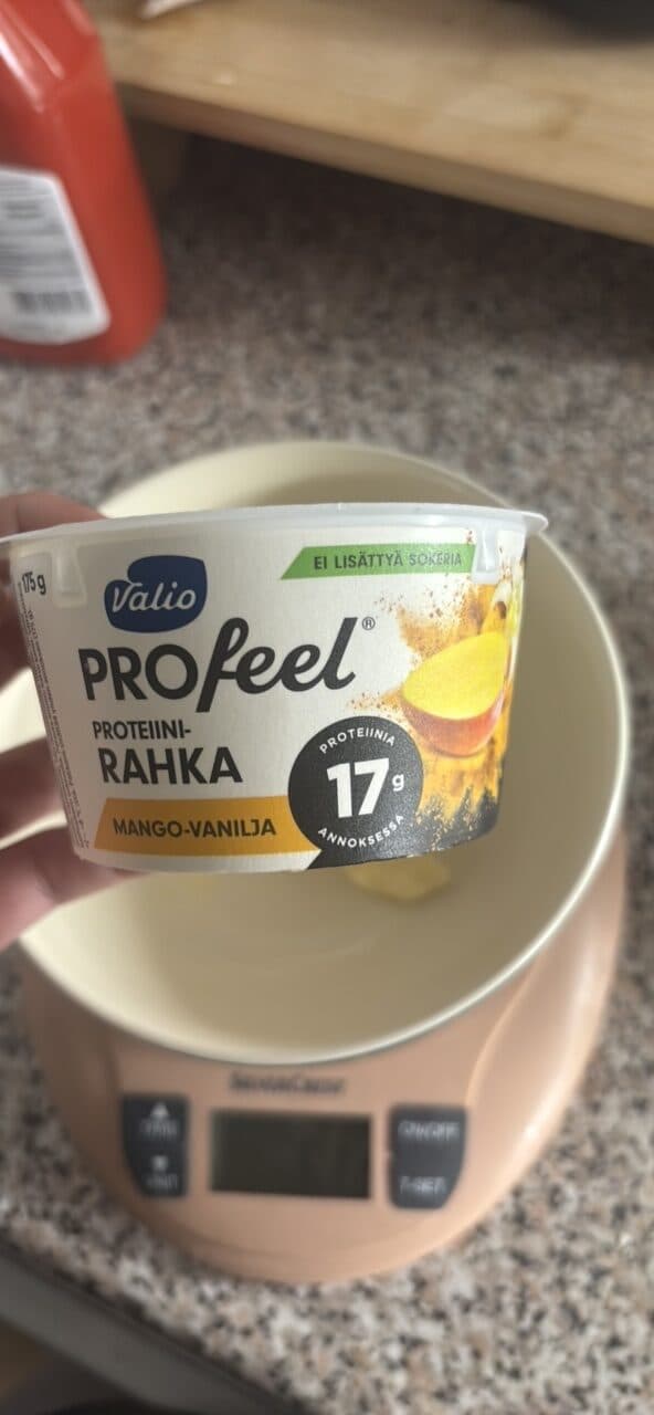 Valio PROfeel Proteiinirahka Mango-Vanilja packshot