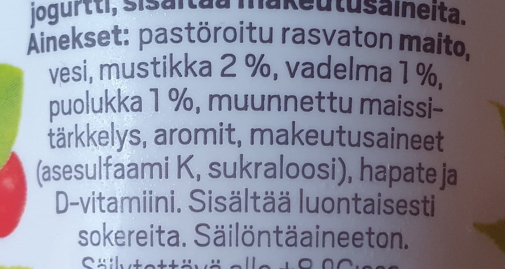 Valio Metsämarja Valiojogurtti 42 packshot