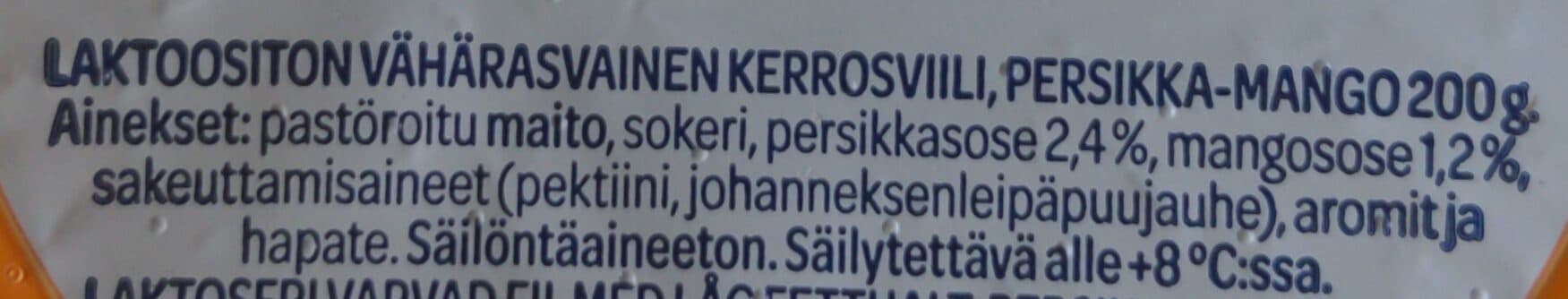 Valio Kerros-viili persikka-mango packshot