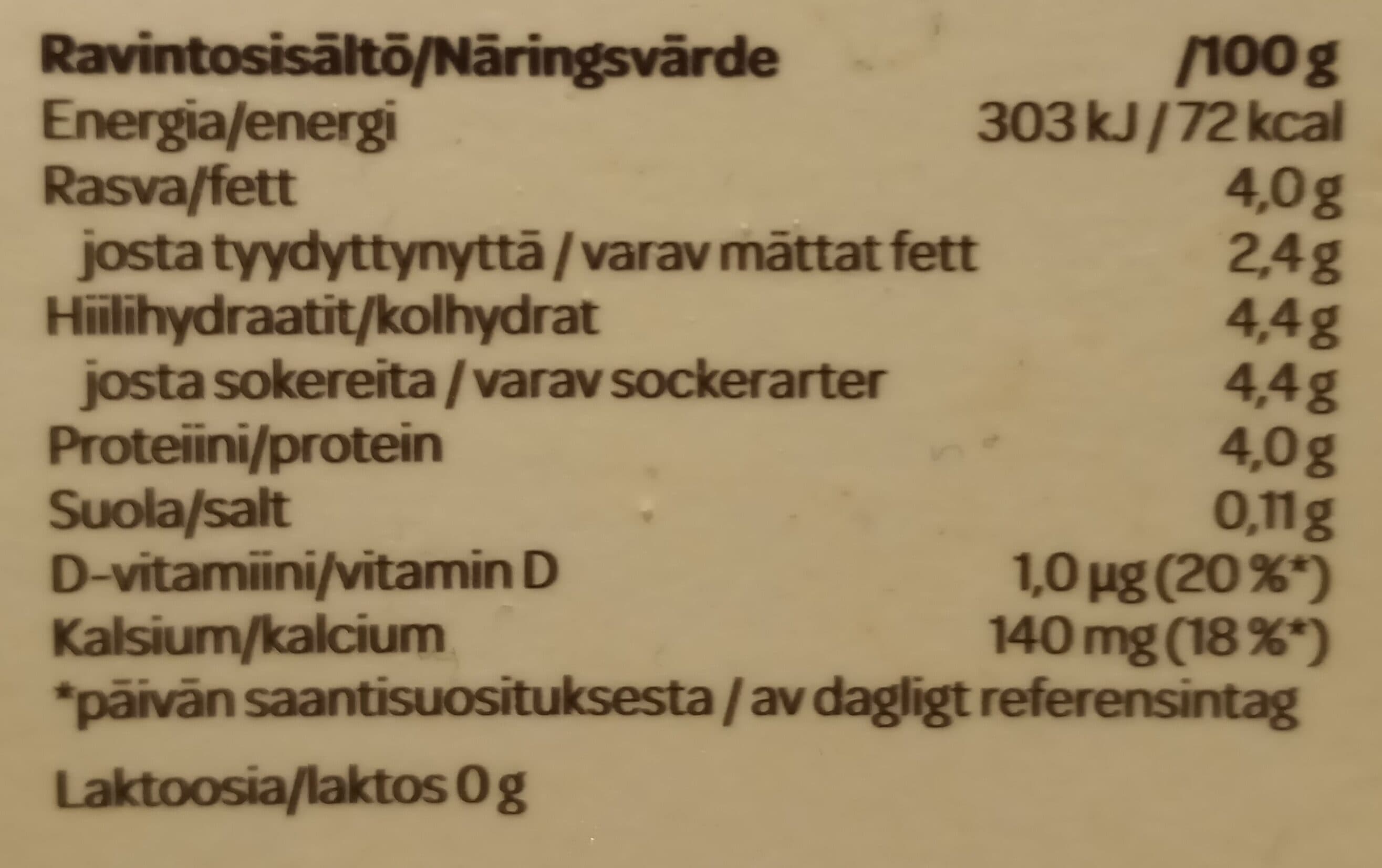 Valio A+ täyteläinen luonnonjogurtti packshot
