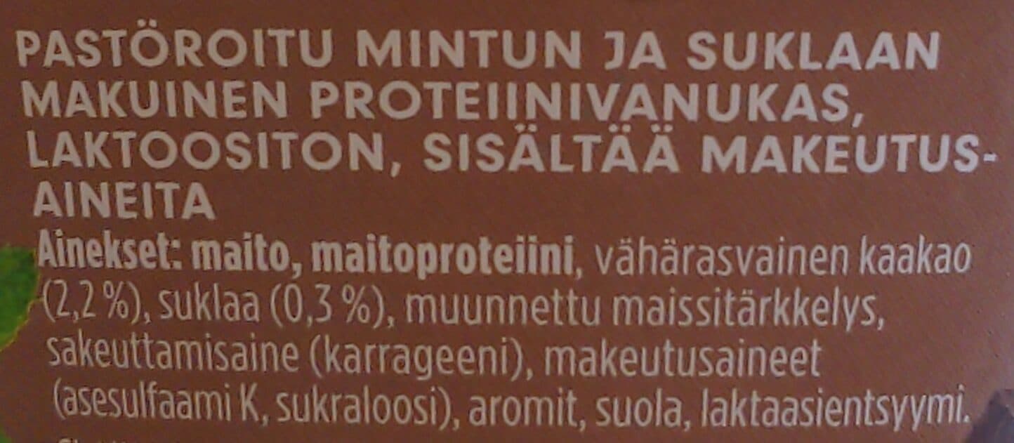 Valio Profeel Proteiini Vanukas minttusuklaa packshot
