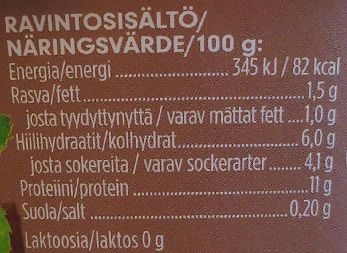 Valio Profeel Proteiini Vanukas minttusuklaa packshot