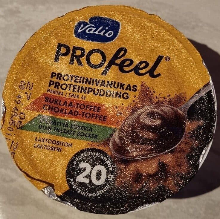 Valio ProFeel Proteiini-Vanukas suklaa-toffee packshot