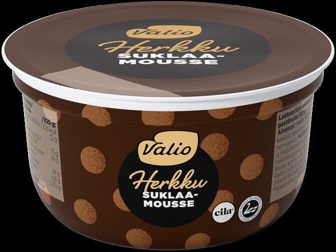 Valio Valio Herkku suklaamousse packshot