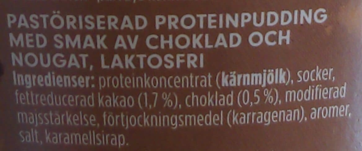 Valio PROfeel Proteiinivanukas Suklaa-Nougat packshot
