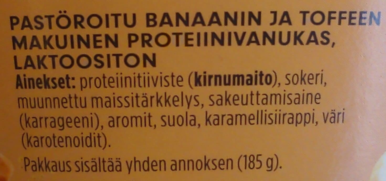Valio Proteiini-vanukas Banoffee packshot