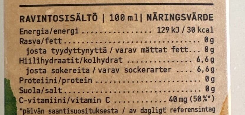 Valio Hedelmätarha appelsiinimehu packshot