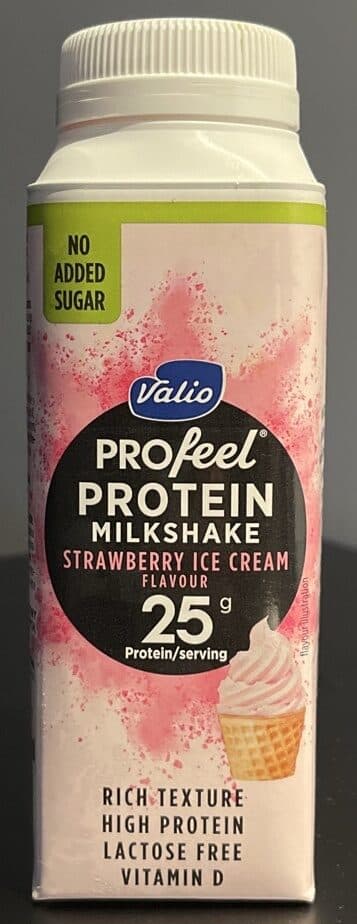 Valio PROfeel Strawberry Ice Cream Protein Milkshake packshot