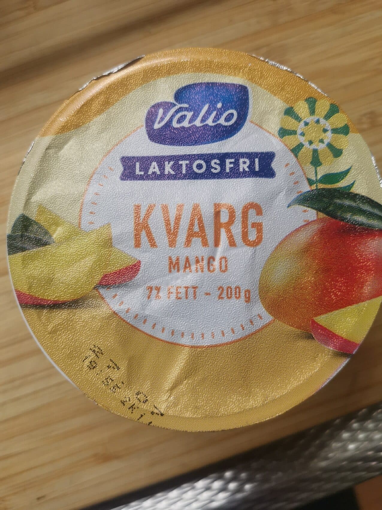 Valio Kvarg Laktosfri Mango packshot