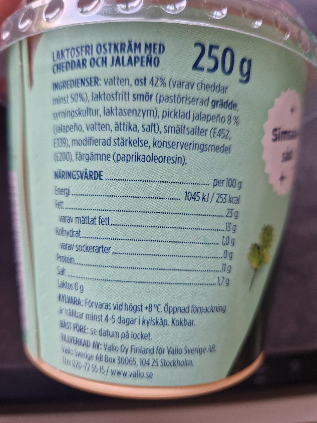 Valio Ostcreme Jalapeno packshot