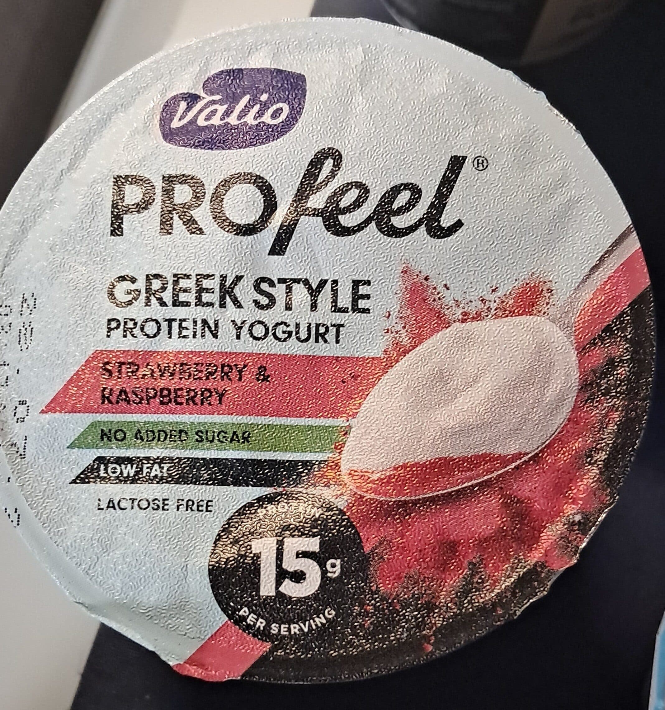 Valio Strawberry Yoghurt packshot