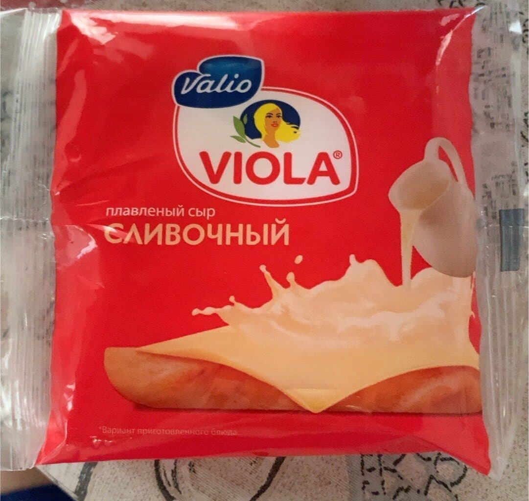 Valio плавленый сыр packshot