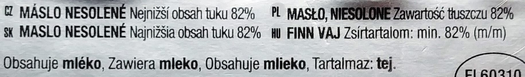 Valio Masło niesolone packshot