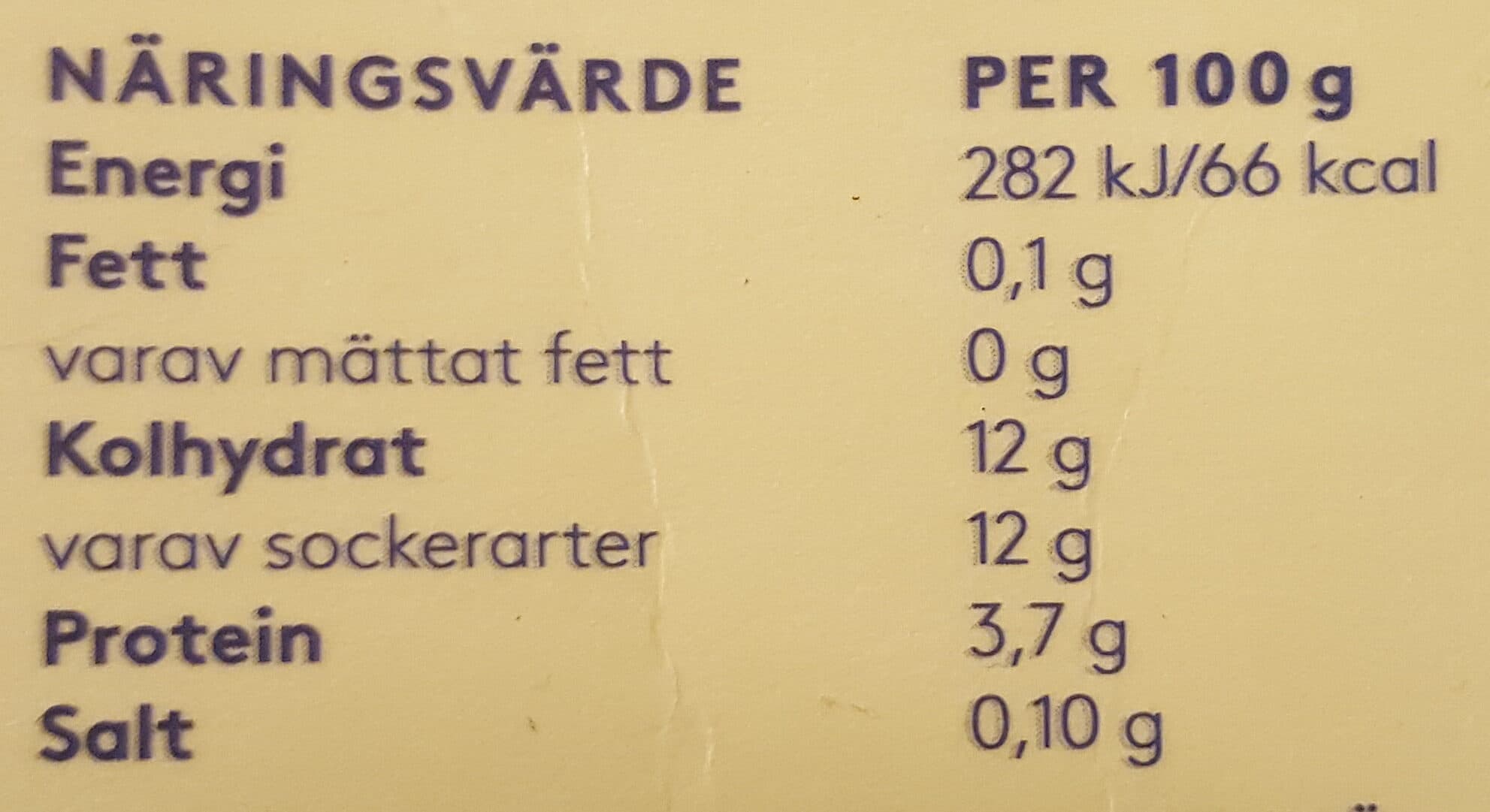 Valio yoghurt jordgubb packshot