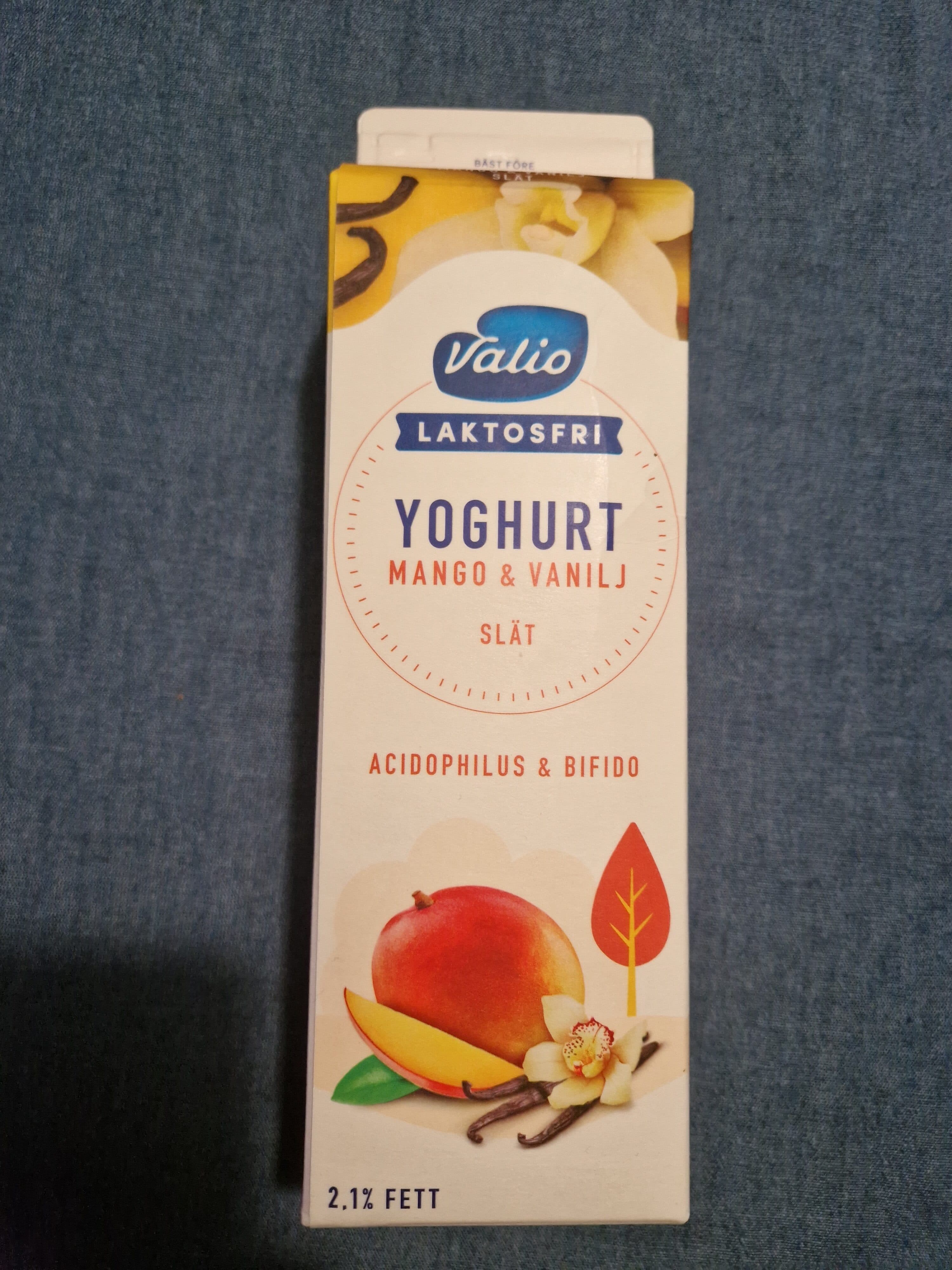Valio Yoghurt Mango Vanilj packshot