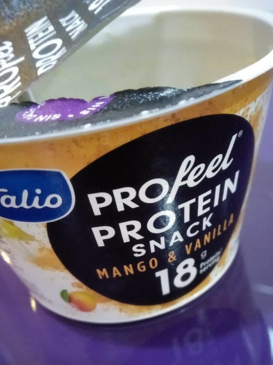 Valio Profeel protein snack mango & vanilla packshot