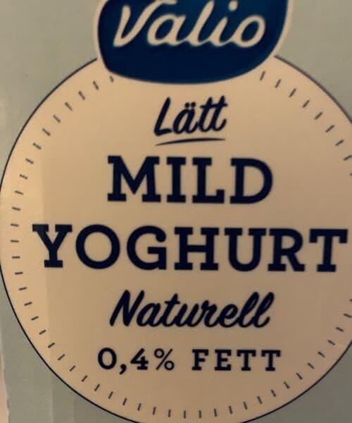 Valio Mild yogurt packshot