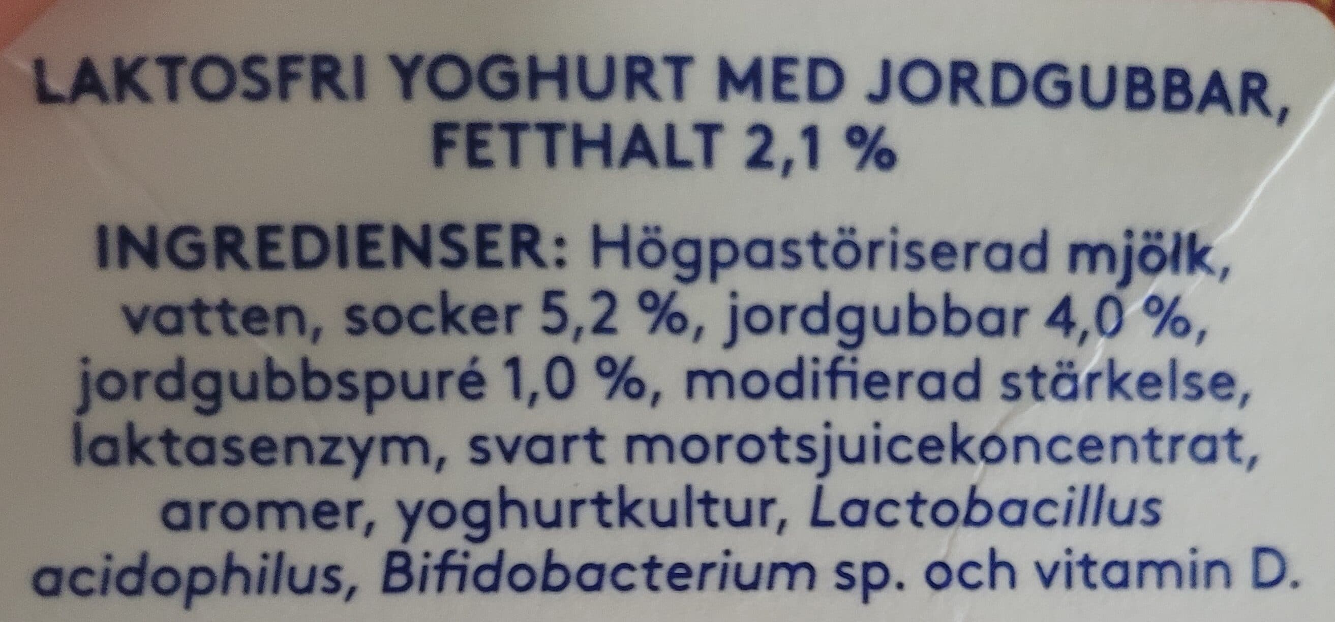 Valio Yoghurt Jordgubb packshot