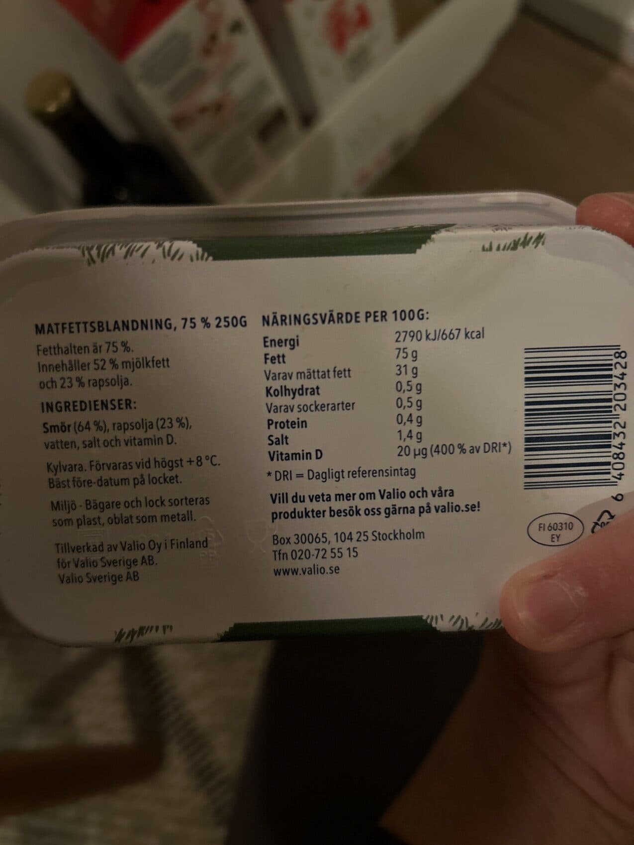 Valio Gårdsgoda Normalsaltat packshot