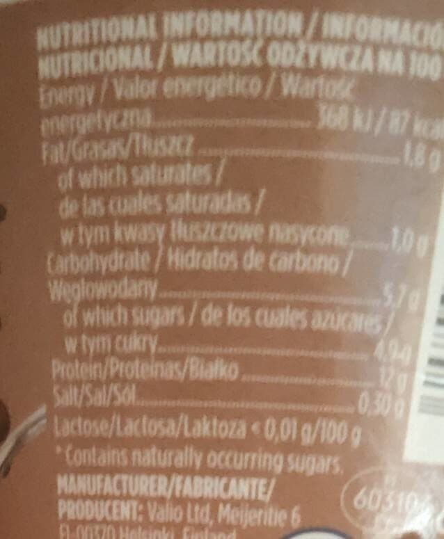 Valio Mousse chocolate packshot