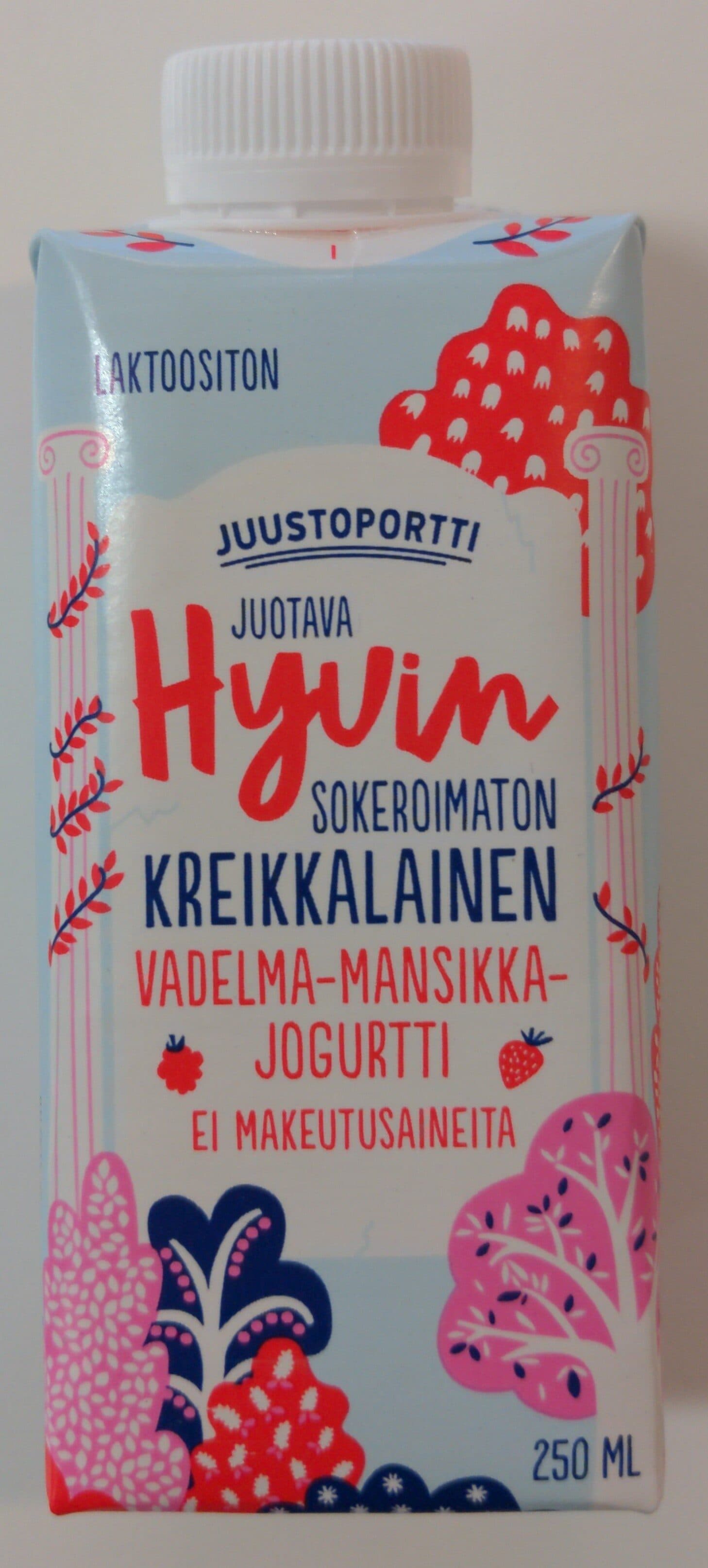 Juustoportti Juotava hyvin sokeroimaton kreikkalainen packshot