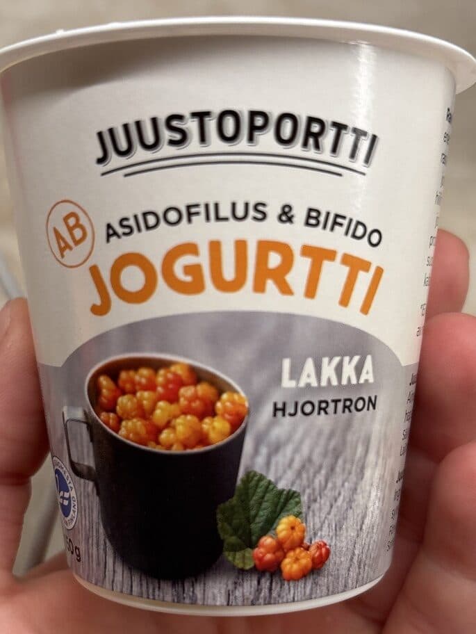 Juustoportti Lakka jogurti packshot