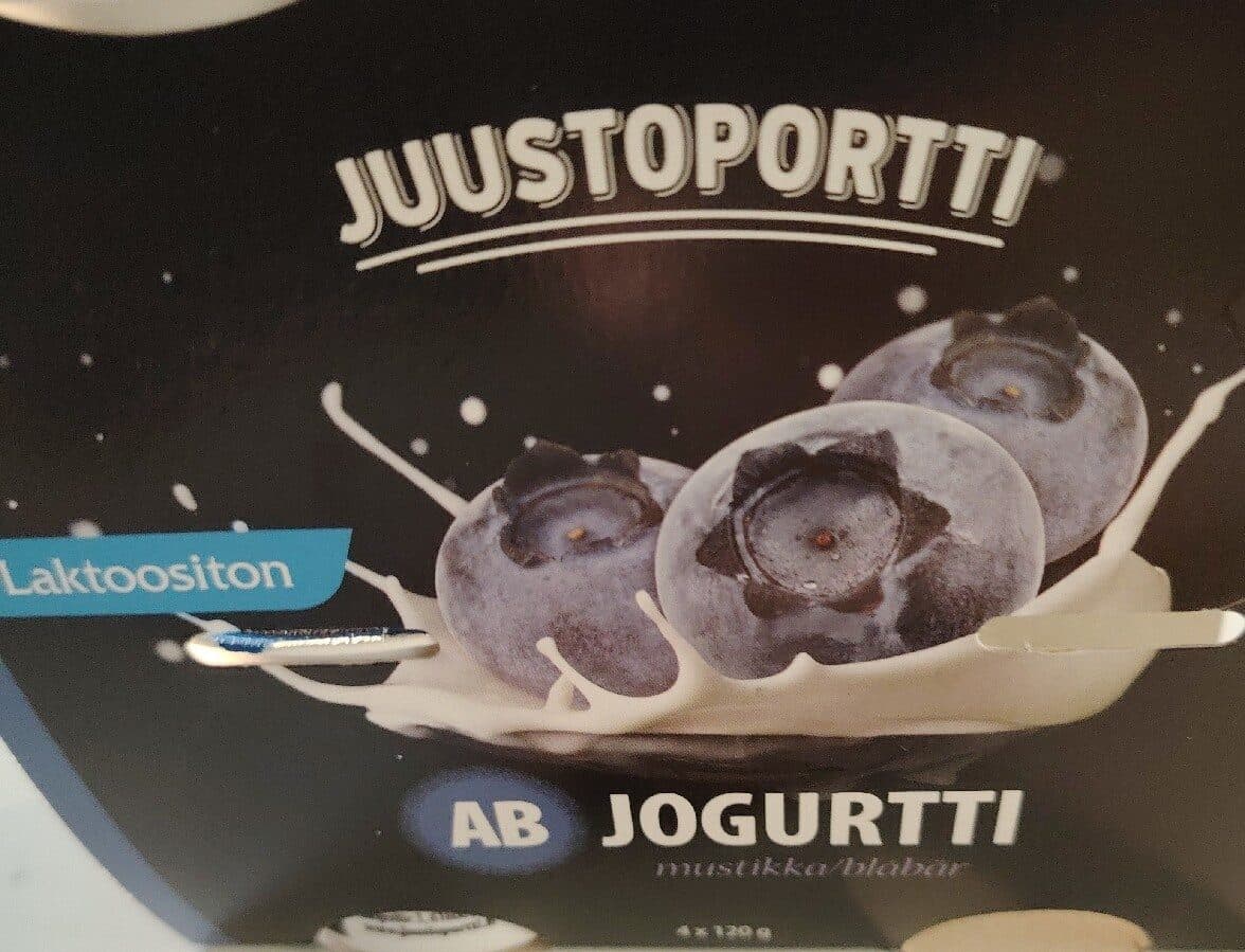 Juustoportti AB Jogurtti Mustikka packshot