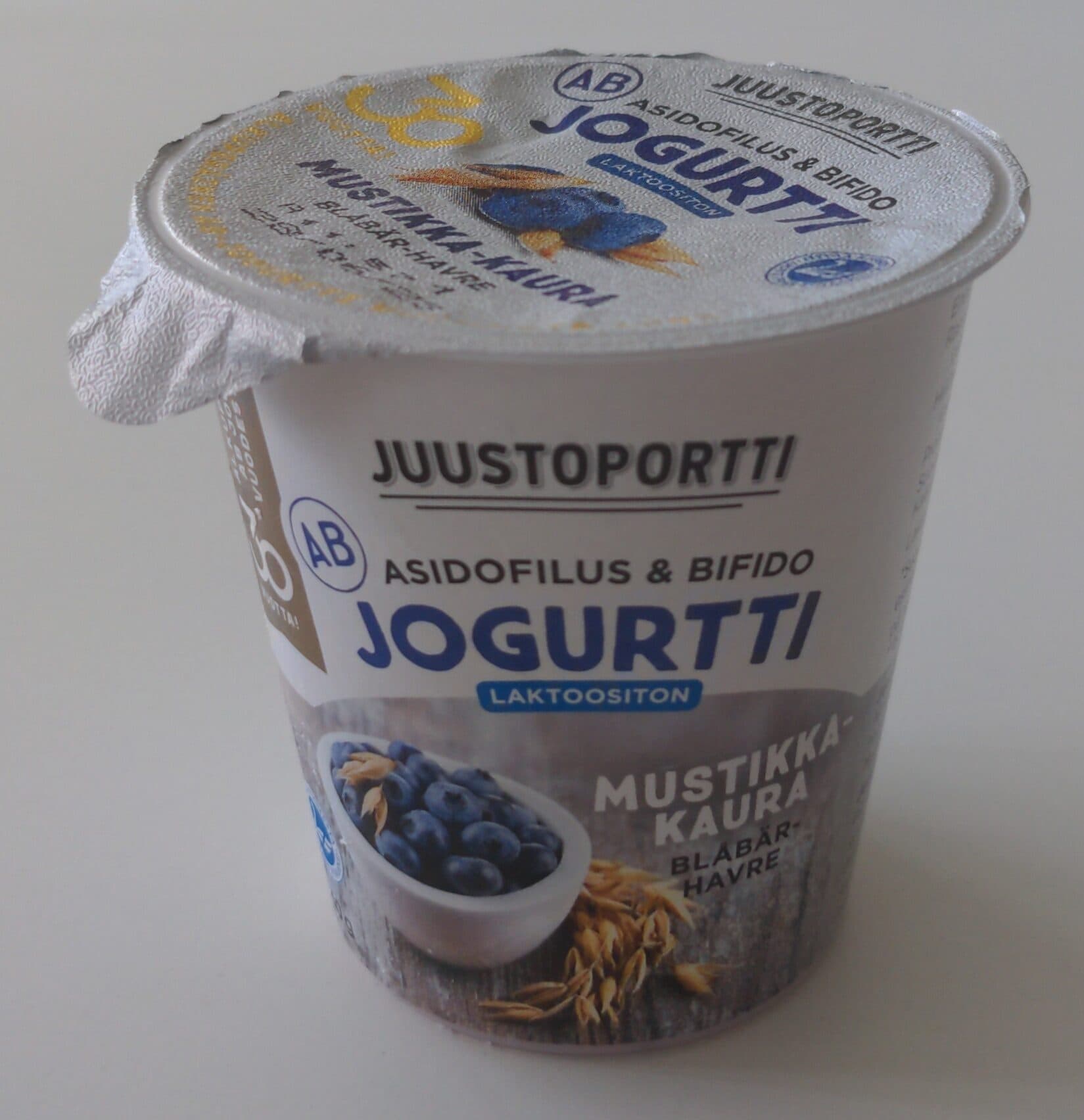 Juustoportti Asidofilus & bifido jogurtti packshot