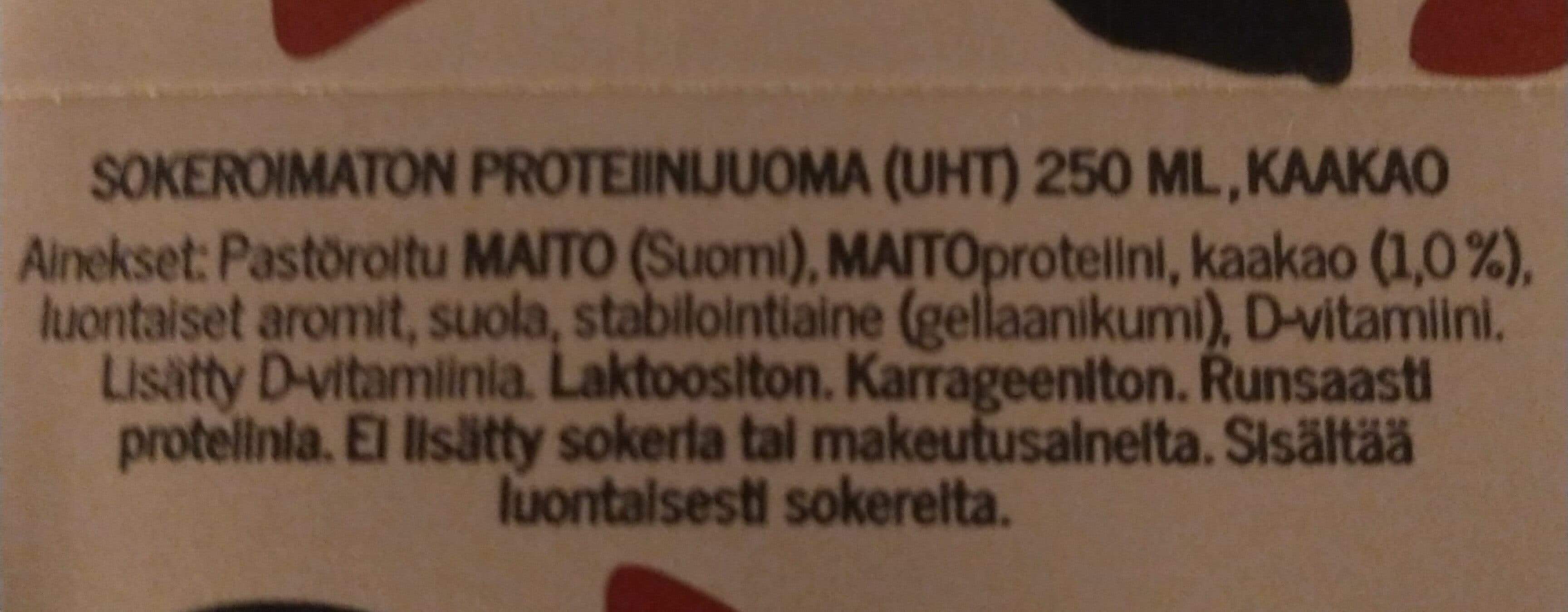 Juustoportti Hyvin sokeroimaton proteiinijuoma kaakao packshot