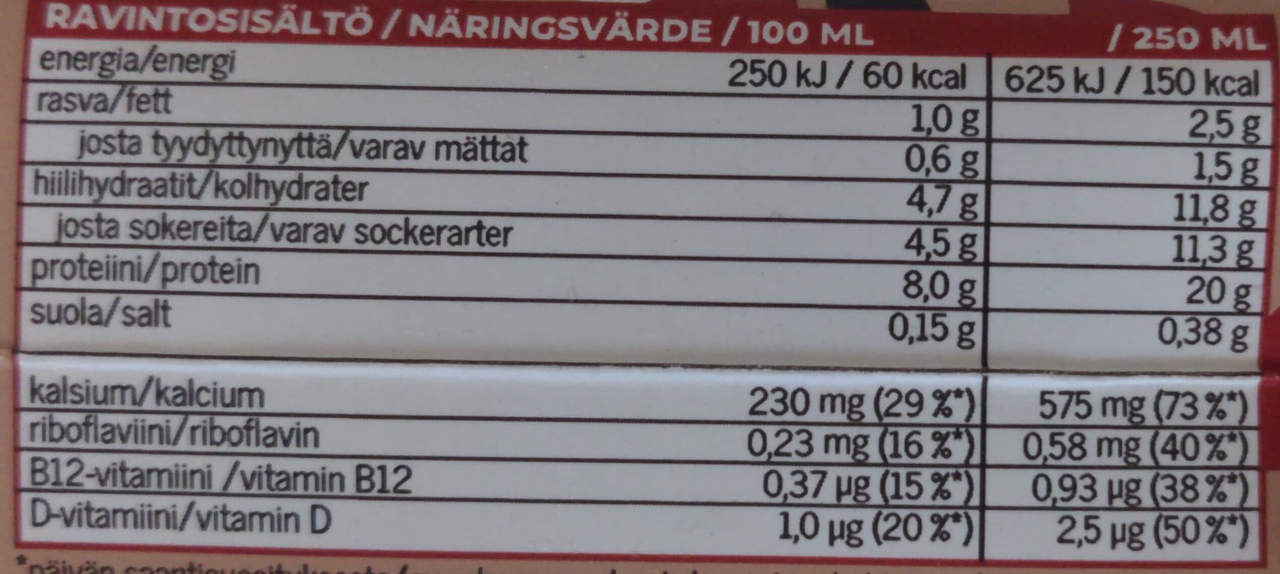 Juustoportti Hyvin sokeroimaton proteiinijuoma kaakao packshot