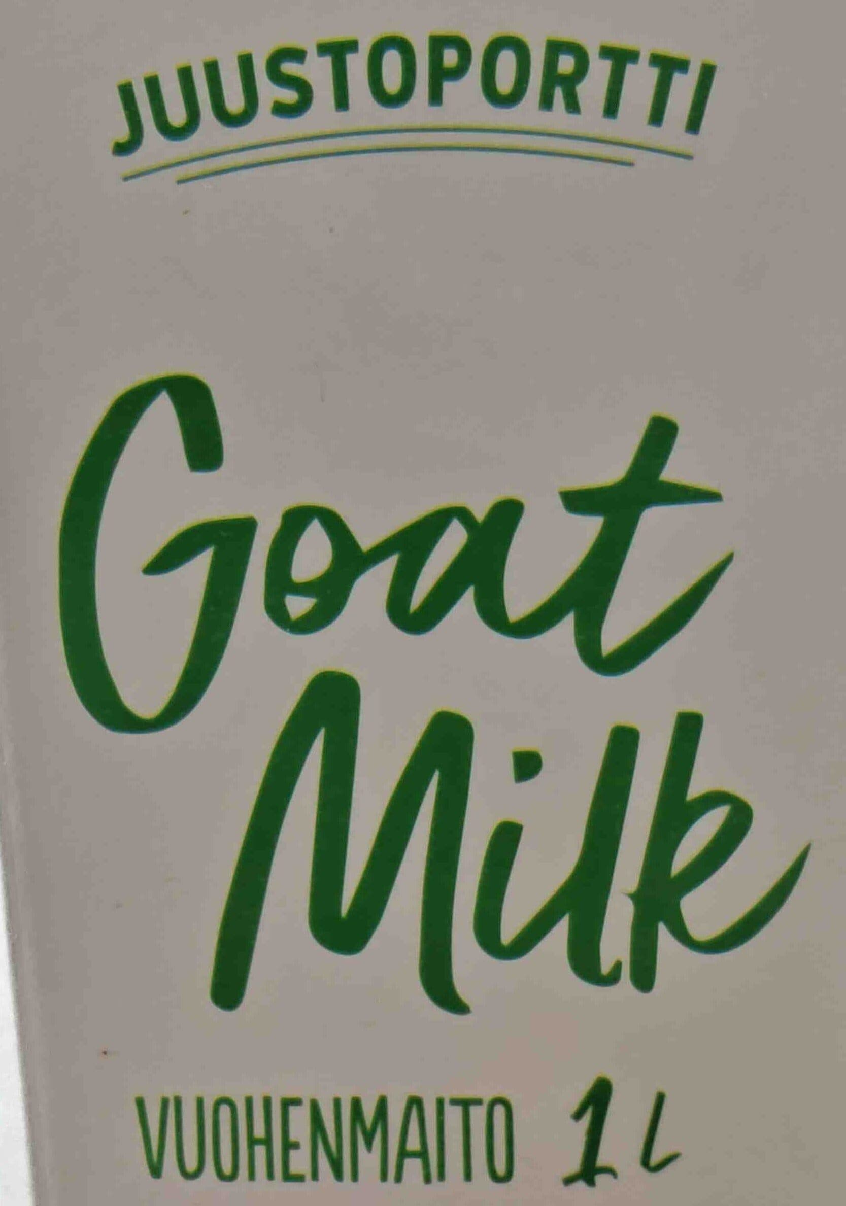 Juustoportti Vuohenmaito, goat milk packshot
