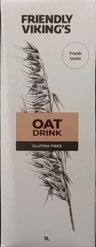 Friendly Viking's Oat drink gluten-free packshot