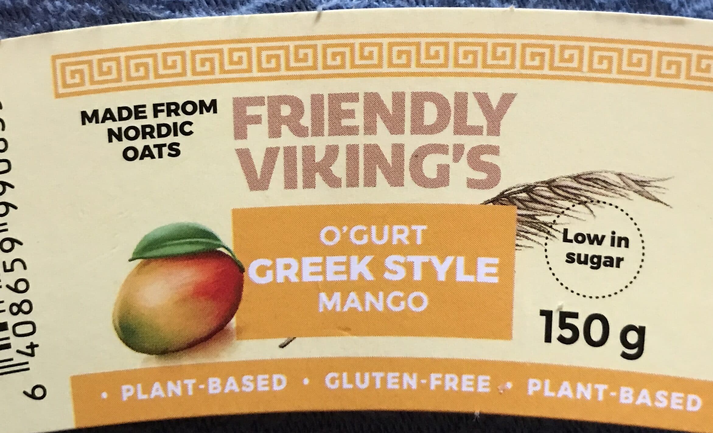 Friendly viking's O'gurt greek style mango packshot
