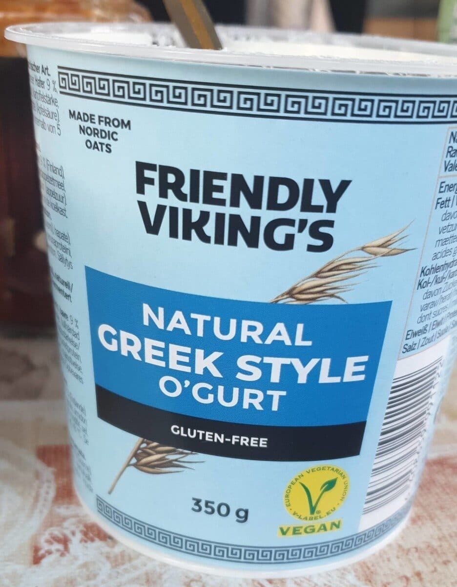 Friendly Vikings Natural greek style o'gurt packshot