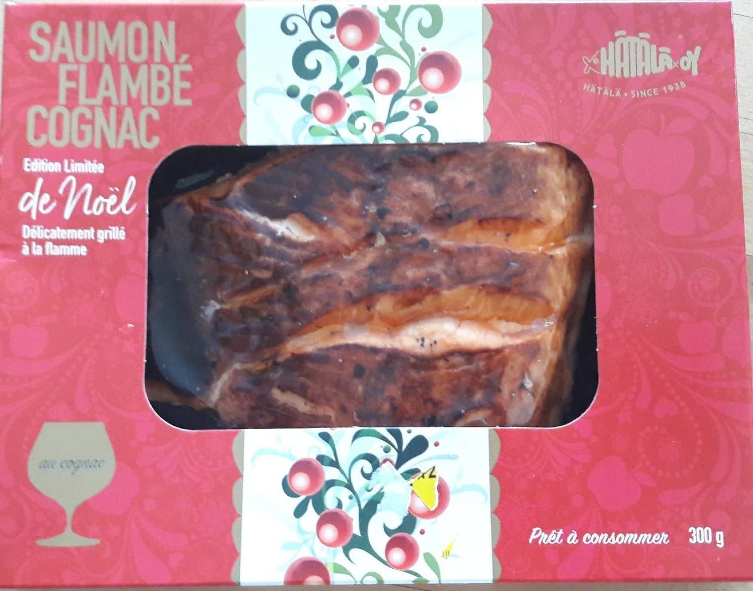 Saumon flambé au cognac packshot
