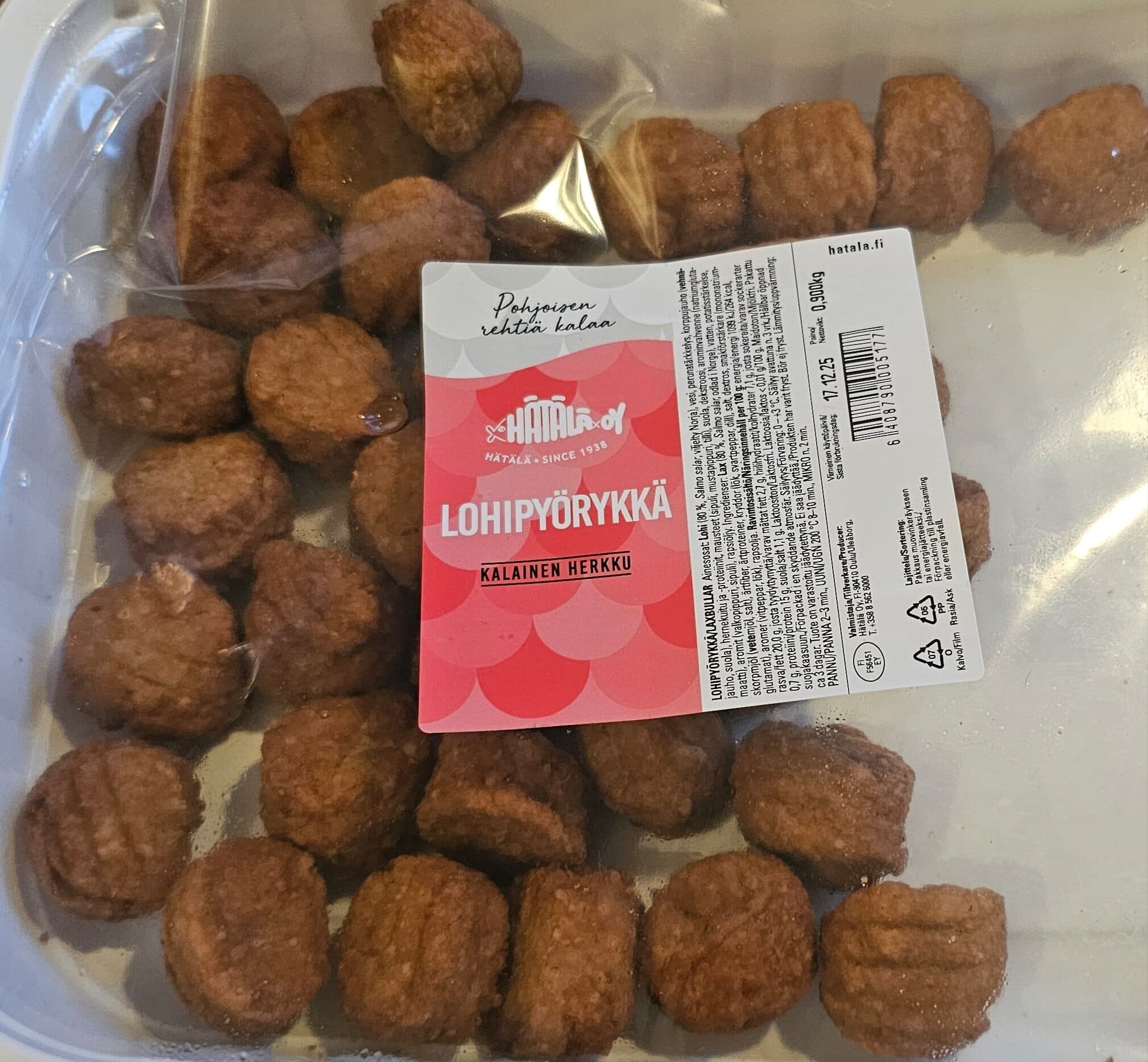 Hätälä oy Lohipyörykkä packshot