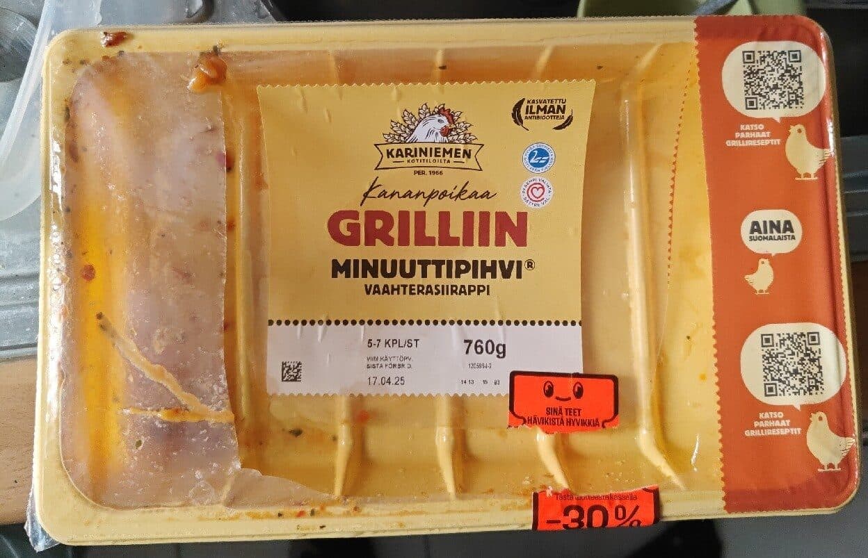 Kariniemi Minuuttipihvi Vaahterasiirappi packshot