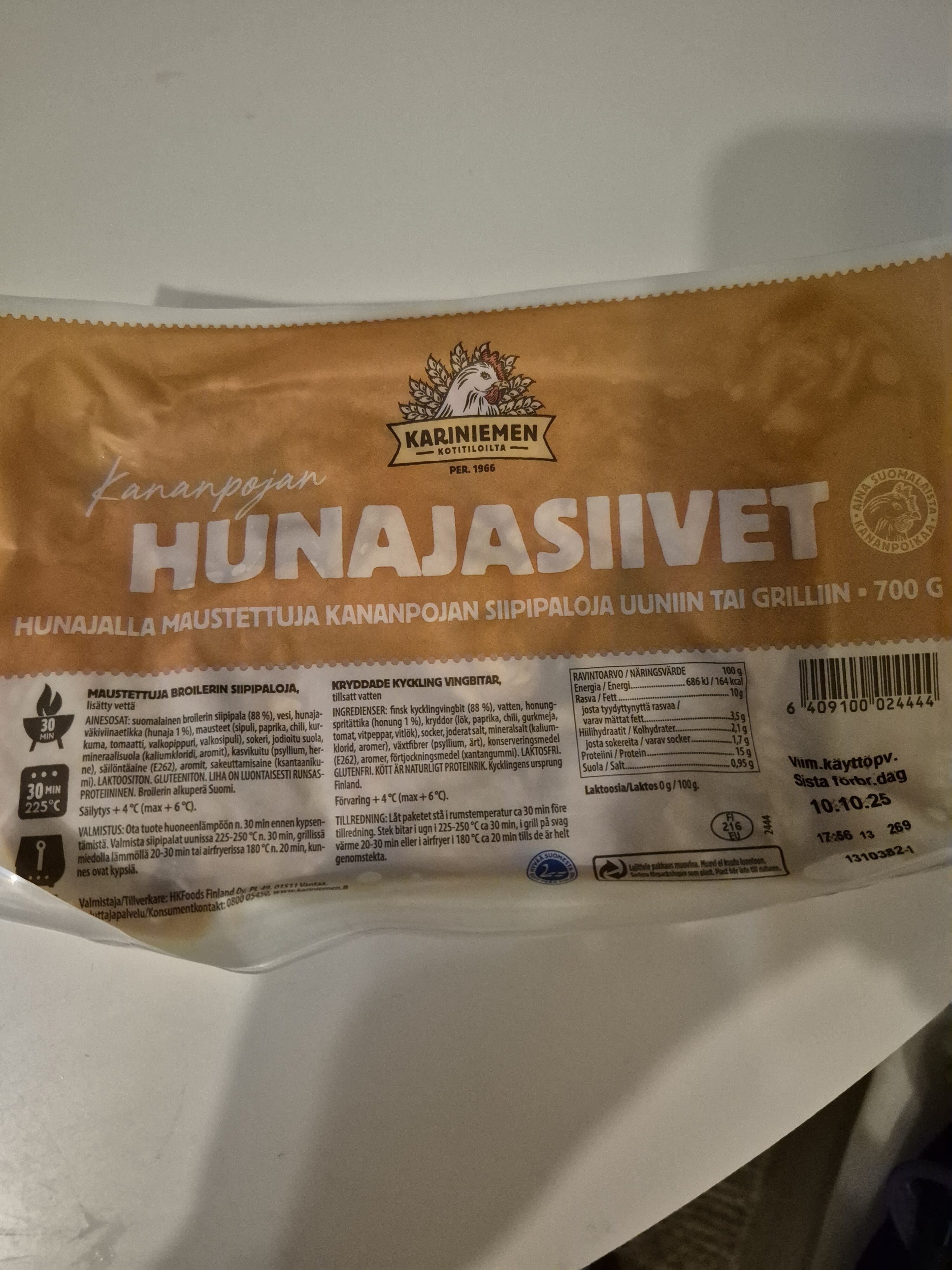 Kariniemi Hunajasiivet packshot