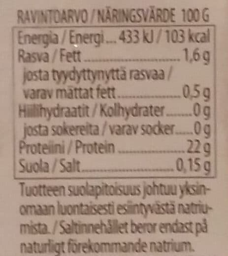 Kariniemen Kananpojan maustamaton fileesuikale packshot