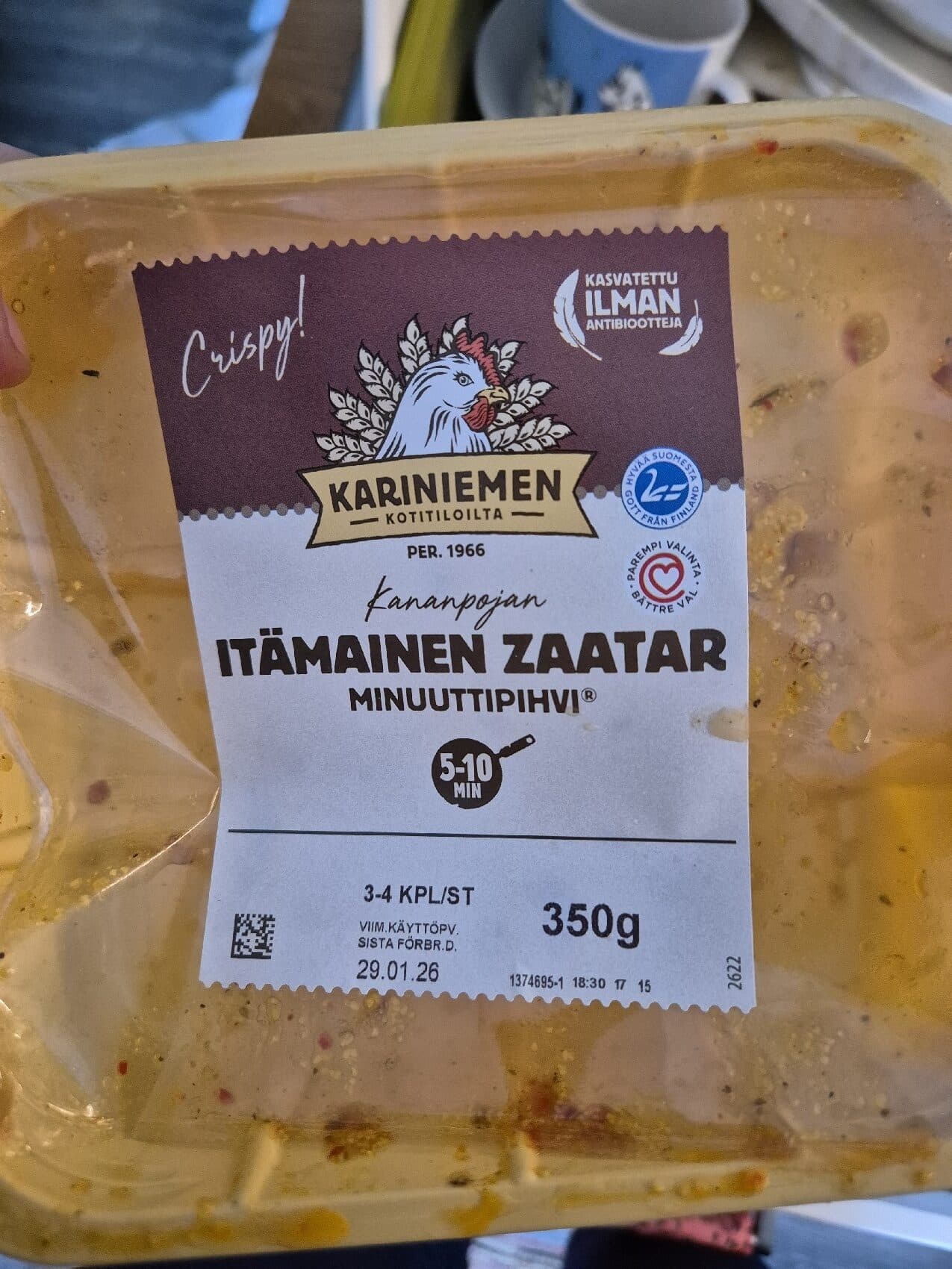 Kariniemen Itämainen Zaatar Minuuttipihvi packshot