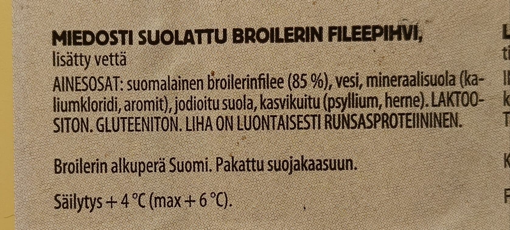 Kariniemen Miedosti Suolattu Minuuttipihvi packshot