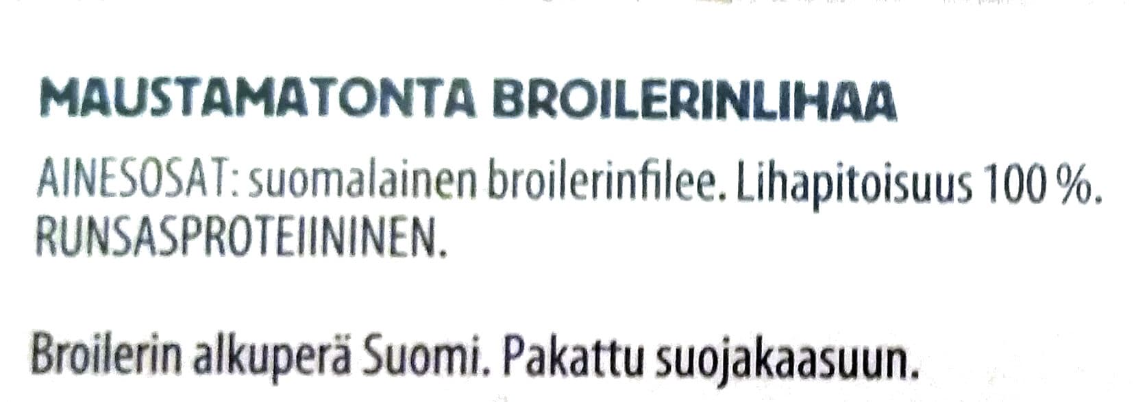 Kariniemen Kananpojan minuuttipihvi, maustamaton packshot