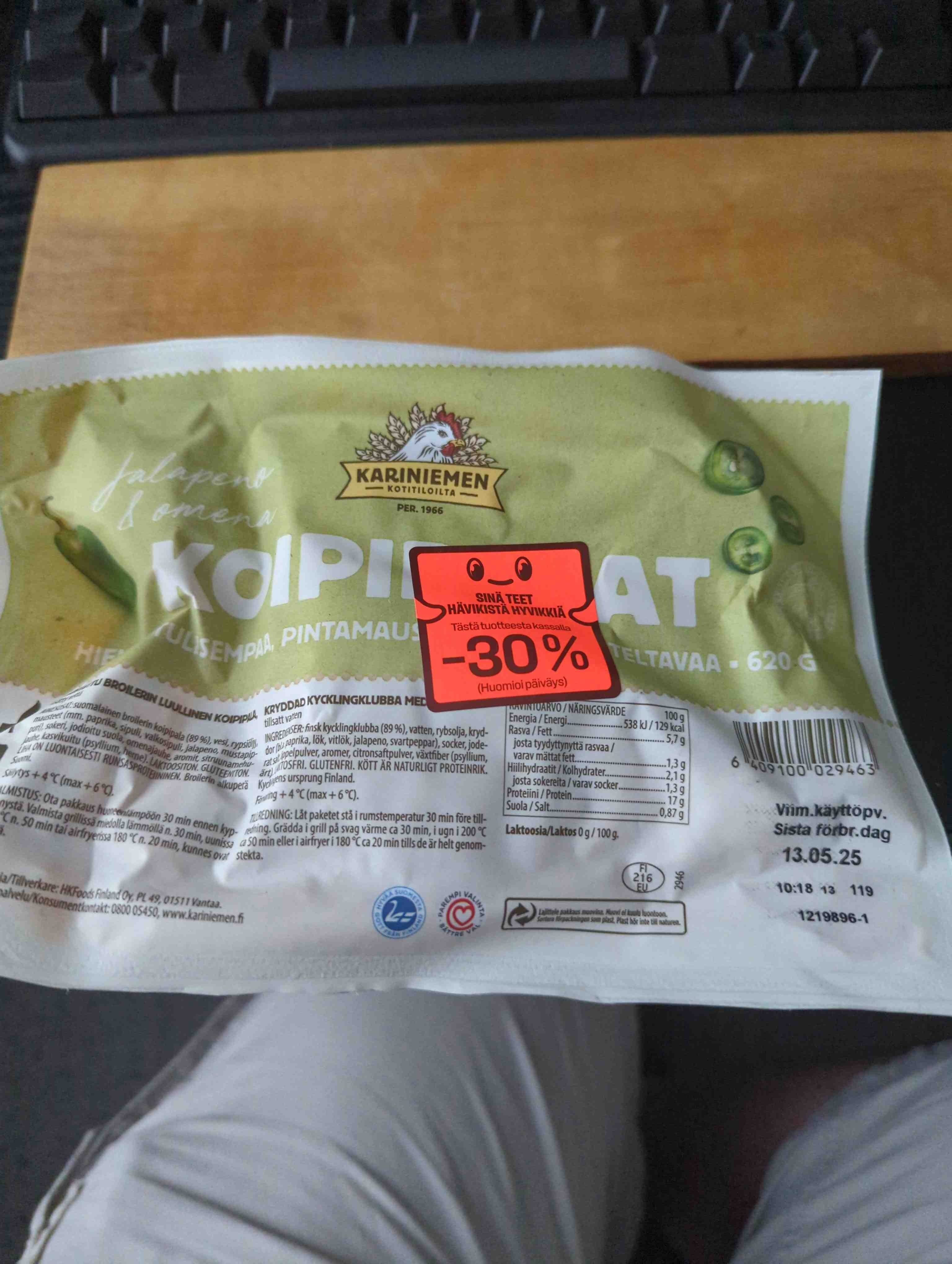 Kariniemen Koipipalat packshot